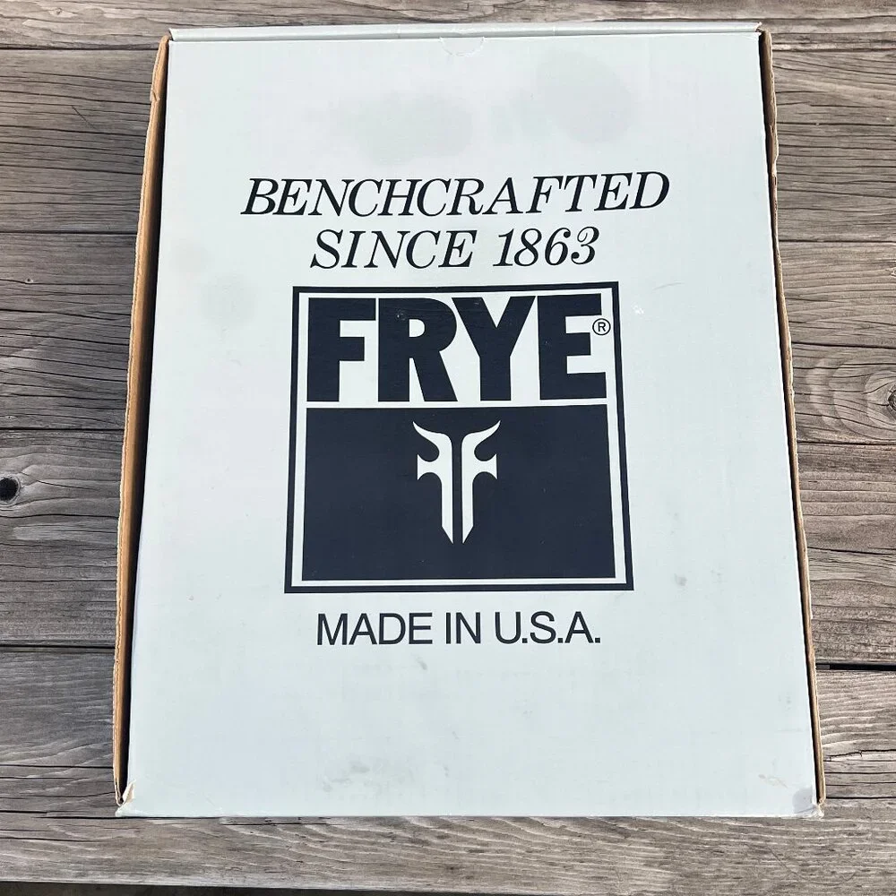 Frye Harness 12R Leather Rugged/Biker/Western Boot Tan Size 9 Lightly Used - Picture 3 of 16